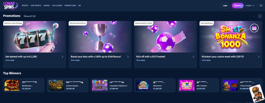Lunar Spins Casino